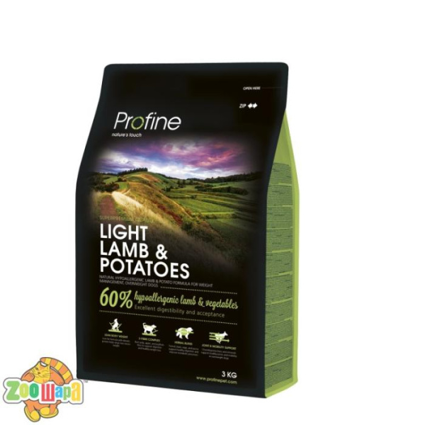 PROFINE Light Lamb 3 кг, ягненок для оптимизации веса (170552/7565), (1111145705)