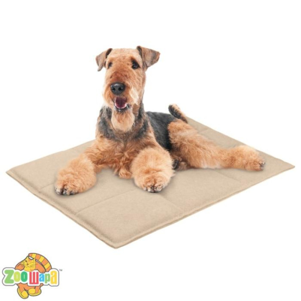Bronzedog Подстилка для домашних животных  прямоугольная бежевая, Размер 2XL 65*86*5 см, (Ватин)