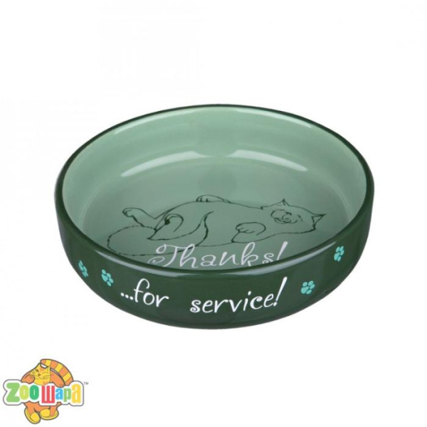 Trixie Миска  для котів персидської породи керамічна 0,3л/15см,24795 (24795), (1111134868)