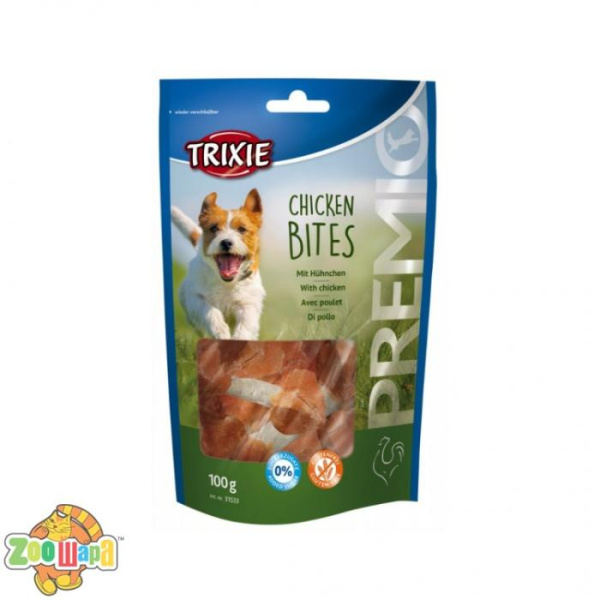 Trixie Лакомство для собак PREMIO Chicken Bites косточки с курицей (100 г) (31533), (1111122468)