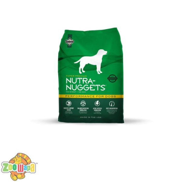 Nutra Nuggets Performance Formula for dogs для взрослых активных собак, 15 кг